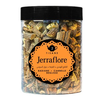 JERRAFLORE TISANE N 2 BADIANE CANNELLE REGLISSE 140 G JERRAFLORE TISANE N 2 BADIANE CANNELLE REGLISSE 140 G