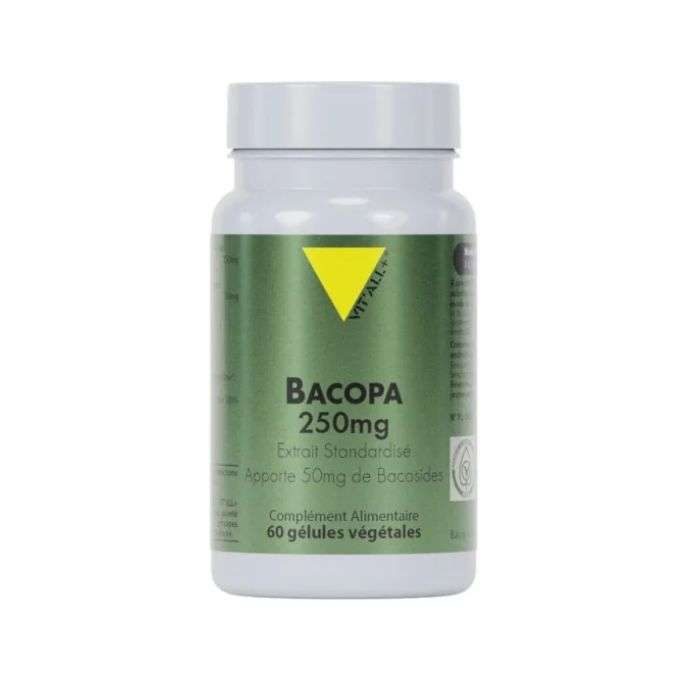 VITALL + BACOPA 250 MG 60 GELULES VEGETALES VITALL + BACOPA 250 MG 60 GELULES VEGETALES