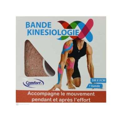 COMFORT BANDE KINESIOLOGIE 5M5CM COMFORT BANDE KINESIOLOGIE 5M5CM