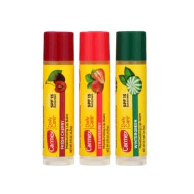 CARMEX TRIO BAUME A LEVRES 3 GOUT DIFFERENT SPF 15  CARMEX TRIO BAUME A LEVRES 3 GOUT DIFFERENT SPF 15