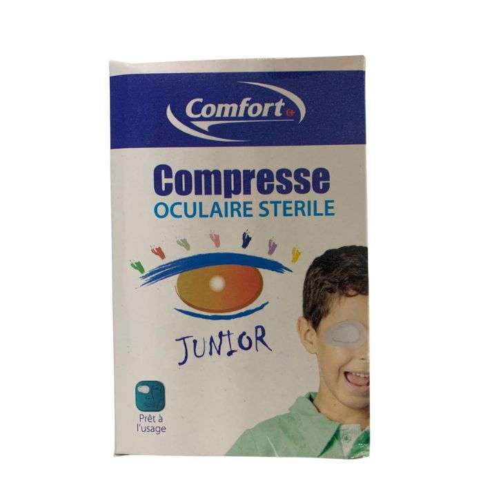 COMFORT COMPRESSE OCULAIRE STERILE JUNIOR 10 POCHETTES COMFORT COMPRESSE OCULAIRE STERILE JUNIOR 10 POCHETTES