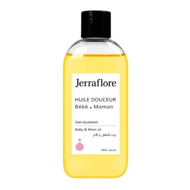 JERRAFLORE HUILE DOUCEUR BEBE MAMAN SOIN NOURRISANT 100 ML JERRAFLORE HUILE DOUCEUR BEBE MAMAN SOIN NOURRISANT 100 ML