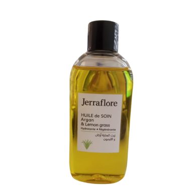 JERRAFLORE HUILE DE SOIN ARGAN ET LEMON GRASS 60 ML JERRAFLORE HUILE DE SOIN ARGAN ET LEMON GRASS 60 ML