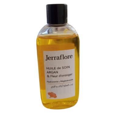 JERRAFLORE HUILE DE SOIN ARGAN ET FLEUR D'ORANGER 100 ML JERRAFLORE HUILE DE SOIN ARGAN ET FLEUR D'ORANGER 100 ML