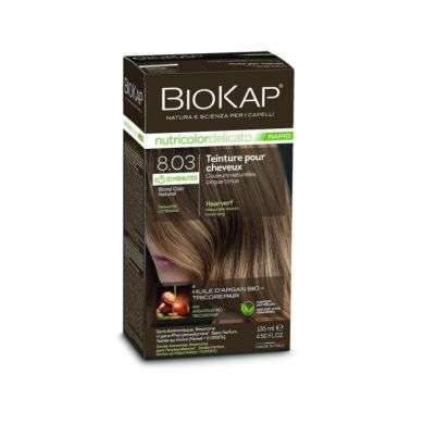 BIOKAP NUTRICOLOR DELICATO RAPID 8.03 BLOND CLAIR NATUREL 135ML BIOKAP NUTRICOLOR DELICATO RAPID 8.03 BLOND CLAIR NATUREL 135ML