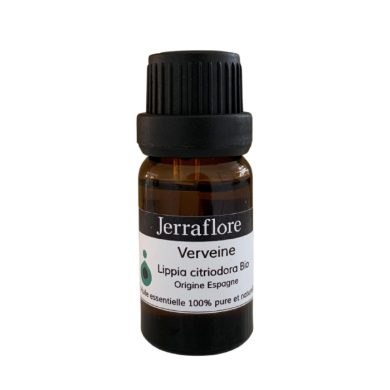 JERRAFLORE HUILE ESSENTIELLE VERVEINE LIPPIA CITRIODORA BIO 10 ML JERRAFLORE HUILE ESSENTIELLE VERVEINE LIPPIA CITRIODORA BIO 10 ML