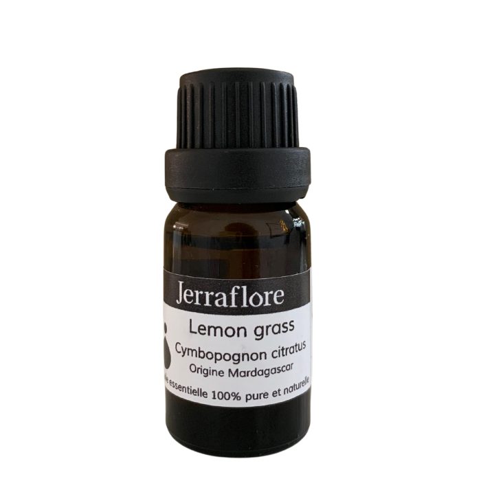 JERRAFLORE HUILE ESSENTIELLE LEMON GRASS CYMBOPOGNON CITRATUS 10 ML JERRAFLORE HUILE ESSENTIELLE LEMON GRASS CYMBOPOGNON CITRATUS 10 ML