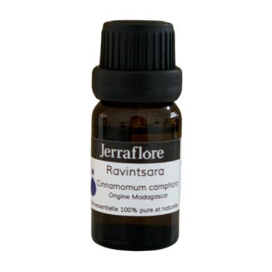 JERRAFLORE HUILE ESSENTIELLE RAVINTSARA CINNAMOMUM CAMPHORA 10 ML JERRAFLORE HUILE ESSENTIELLE RAVINTSARA CINNAMOMUM CAMPHORA 10 ML
