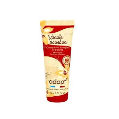 ADOPT VANILLE BOURBON CREME MAINS ET ONGLES HYDRATANTE 30 ML ADOPT VANILLE BOURBON CREME MAINS ET ONGLES HYDRATANTE 30 ML
