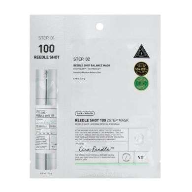 VT COSMETICS CICA HYALON REEDLE SHOT 2 STEP MASK VT COSMETICS CICA HYALON REEDLE SHOT 2 STEP MASK