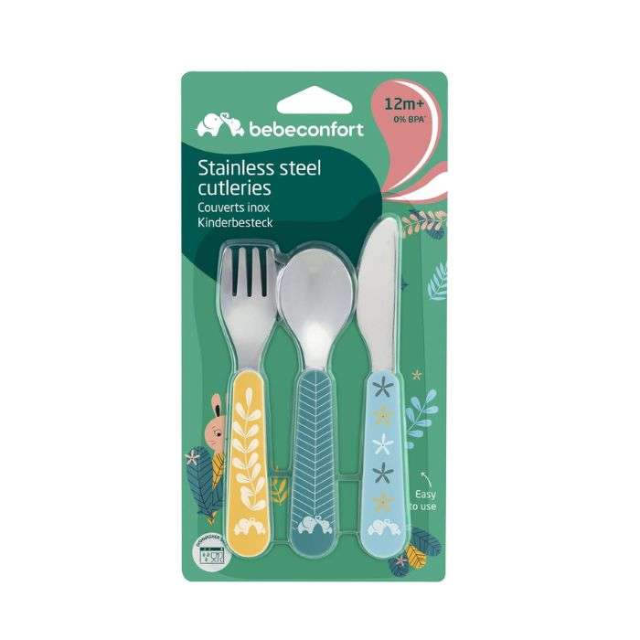 BEBE CONFORT COUVERTS INOX 12 MOIS+ BEBE CONFORT COUVERTS INOX 12 MOIS+