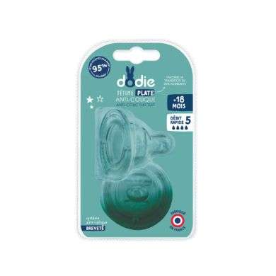 DODIE TETINE PLATE ANTI COLIQUE 18 MOIS DEBIT 5 DODIE TETINE PLATE ANTI COLIQUE 18 MOIS DEBIT 5