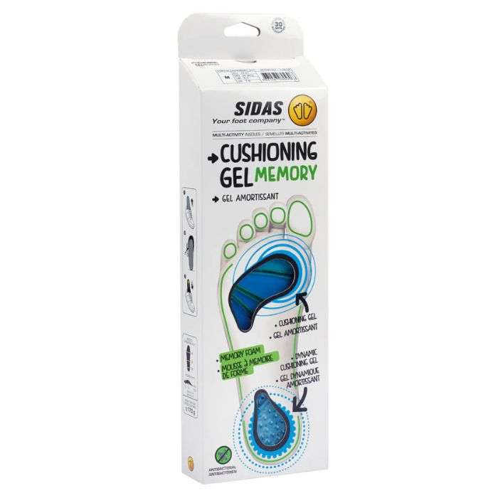 SIDAS CUSHIONING GEL MEMORY SIDAS CUSHIONING GEL MEMORY