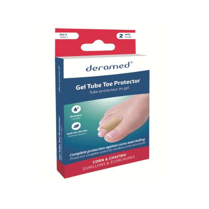 DERAMED TUBE PROTECTEUR EN GEL 2 UNITES TAILLE S DERAMED TUBE PROTECTEUR EN GEL 2 UNITES TAILLE S