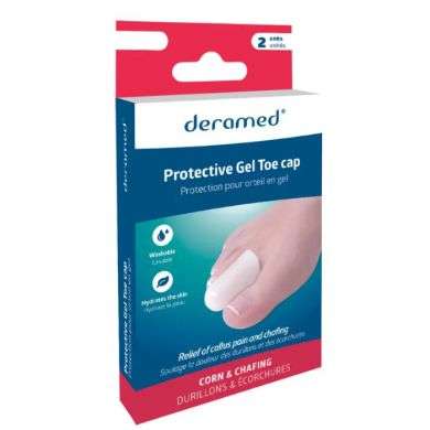DERAMED PROTECTION POUR ORTEIL EN GEL 2 UNITES TAILLE M  DERAMED PROTECTION POUR ORTEIL EN GEL 2 UNITES TAILLE M