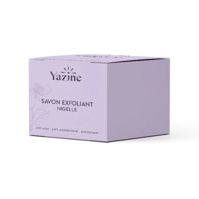 YAZINE SAVON EXFOLIANT A L'HUILE DE NIGELLE 120 GR YAZINE SAVON EXFOLIANT A L'HUILE DE NIGELLE 120 GR