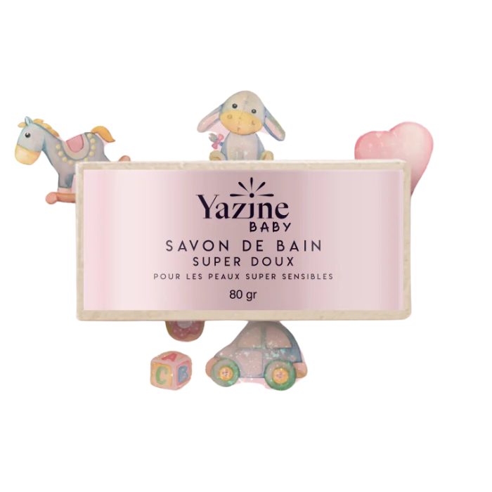 YAZINE BEBE SAVON DE BAIN SUPER DOUX 80 G YAZINE BEBE SAVON DE BAIN SUPER DOUX 80 G