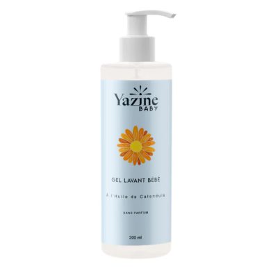 YAZINE BEBE GEL LAVANT BEBE A L'HUILE DE CALENDULA 200 ML YAZINE BEBE GEL LAVANT BEBE A L'HUILE DE CALENDULA 200 ML