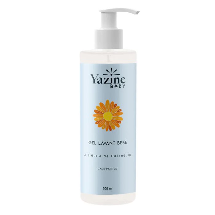YAZINE BEBE GEL LAVANT BEBE A L'HUILE DE CALENDULA 200 ML YAZINE BEBE GEL LAVANT BEBE A L'HUILE DE CALENDULA 200 ML