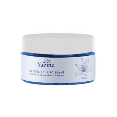 YAZINE MASQUE ECLAIRCISSANT POUDRE DE NILA ET ARGILE VLANCHE 130 G YAZINE MASQUE ECLAIRCISSANT POUDRE DE NILA ET ARGILE VLANCHE 130 G