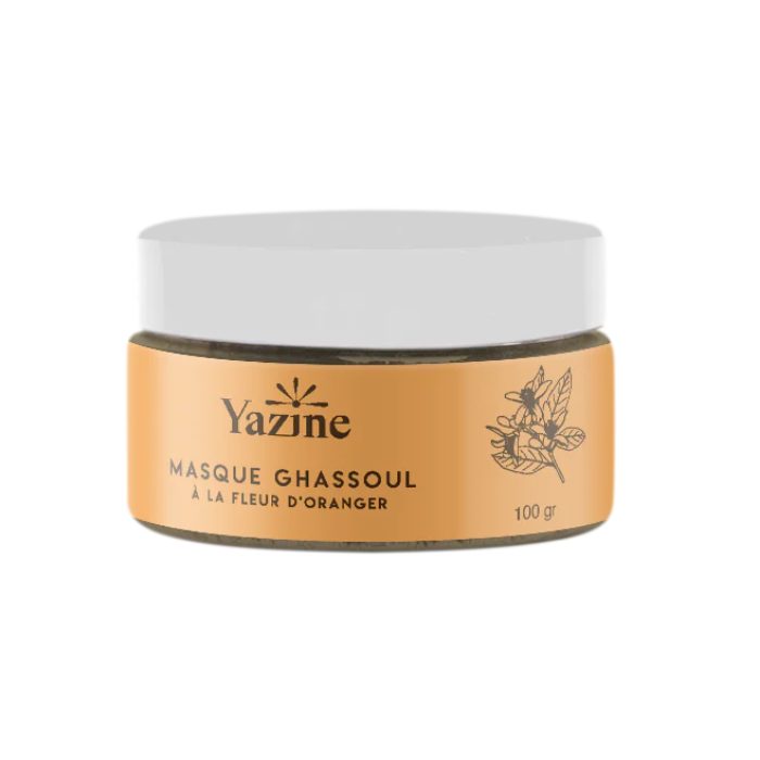 YAZINE MASQUE GHASSOUL A LA FLEUR D'ORANGER 100 G YAZINE MASQUE GHASSOUL A LA FLEUR D'ORANGER 100 G