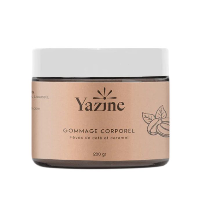 YAZINE GOMMAGE CORPOREL AU CAFE ET AU CARAMEL