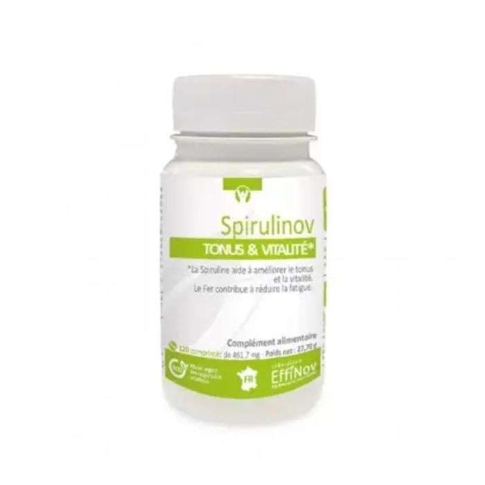 EFFINOV SPIRULINOV TONUS ET VITALITE 120 COMPRIMES EFFINOV SPIRULINOV TONUS ET VITALITE 120 COMPRIMES