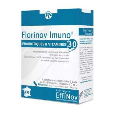 EFFINOV FLORINOV IMUNO PROBIOTIQUES ET VITAMINES 30 GELULES EFFINOV FLORINOV IMUNO PROBIOTIQUES ET VITAMINES 30 GELULES