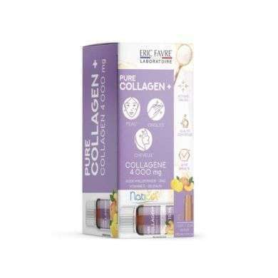 ERIC FAVRE PURE COLLAGEN PLUS SAVEUR PECHE CITRON 10 AMPOULES 15 ML ERIC FAVRE PURE COLLAGEN PLUS SAVEUR PECHE CITRON 10 AMPOULES 15 ML
