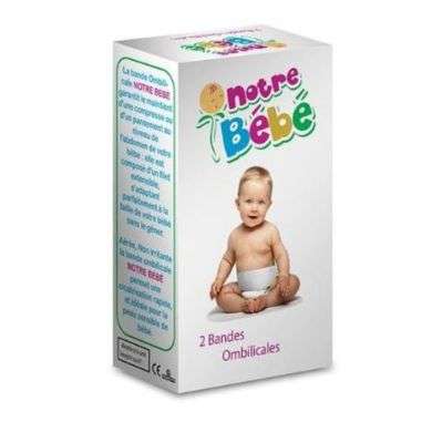 NOTRE BEBE 2 BANDES OMBILICALES NOTRE BEBE 2 BANDES OMBILICALES