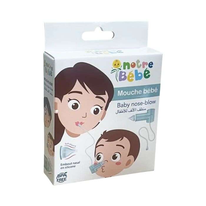 NOTRE BEBE MOUCHE BEBE EMBOUT NASAL EN SILICONE  NOTRE BEBE MOUCHE BEBE EMBOUT NASAL EN SILICONE