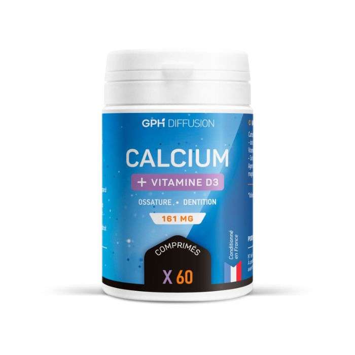 GPH CALCIUM + VITAMINE D3 161 MG 60 COMPRIMES