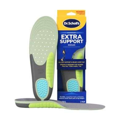 DR SCHOLLS SUPPORT SEMELLE EXTRA SUPPORT FEMME TAILLE 6-11 DR SCHOLLS SUPPORT SEMELLE EXTRA SUPPORT FEMME TAILLE 6-11