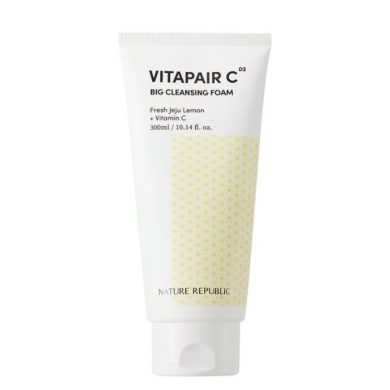 NATURE REPUBLIC VITAPAIR C D2 BIG CLEANSING FOAM 300 ML NATURE REPUBLIC VITAPAIR C D2 BIG CLEANSING FOAM 300 ML