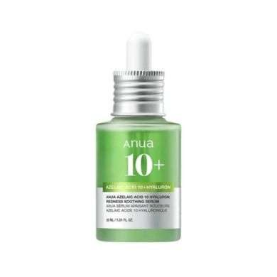 ANUA 10+AZELAIC ACID 10 HYALURON REDNESS SOOTHING SERUM 30 ML ANUA 10+AZELAIC ACID 10 HYALURON REDNESS SOOTHING SERUM 30 ML