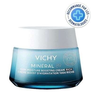 VICHY MINERAL 89 CREME BOOST D'HYDRATATION 100H RICHE 50 ML VICHY MINERAL 89 CREME BOOST D'HYDRATATION 100H RICHE 50 ML
