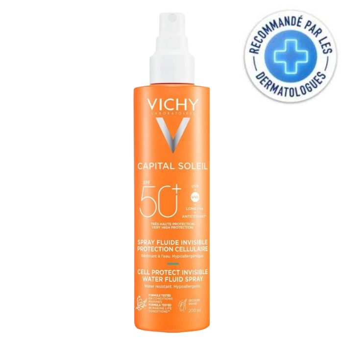 VICHY CAPITAL SOLEIL SPRAY FLUIDE INVISIBLE SPF 50+ 200ML VICHY CAPITAL SOLEIL SPRAY FLUIDE INVISIBLE SPF 50+ 200ML