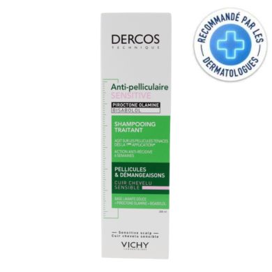 VICHY DERCOS SHAMPOING ANTI PELLICULAIRE SENSITIVE 200 ML VICHY DERCOS SHAMPOING ANTI PELLICULAIRE SENSITIVE 200 ML