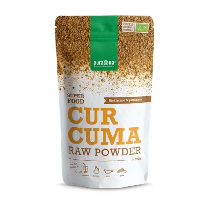 PURASANA CURCUMA RAW POUDRE 200 G PURASANA CURCUMA RAW POUDRE 200 G