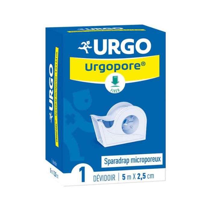 URGO URGOPORE SPARADRAP NON TISSE SOUPLE MICROPOREUX 5M2.5CM URGO URGOPORE SPARADRAP NON TISSE SOUPLE MICROPOREUX 5M2.5CM