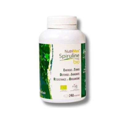 NUTRIMAX SPIRULINE 100% BIO 240 COMPRIMES TONUS ET VITALITÉ NUTRIMAX SPIRULINE 100% BIO 240 COMPRIMES TONUS ET VITALITÉ