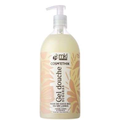 MKL COSMETHIK GEL DOUCHE SURGRAS NOIX DE COCO BIO DU SIRI LANKA 1L MKL COSMETHIK GEL DOUCHE SURGRAS NOIX DE COCO BIO DU SIRI LANKA 1L