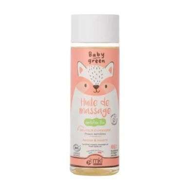 BABY GREEN HUILE DE MASSAGE BIO 100 ML BABY GREEN HUILE DE MASSAGE BIO 100 ML