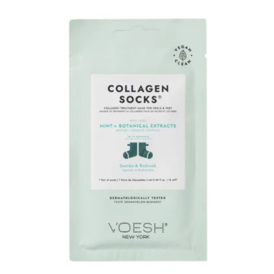VOESH NEW YORK COLLAGEN SOCKS WITH MINT + BOTANICAL EXTRACT 16 ML VOESH NEW YORK COLLAGEN SOCKS WITH MINT + BOTANICAL EXTRACT 16 ML