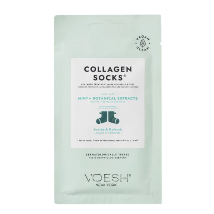 VOESH NEW YORK COLLAGEN SOCKS WITH MINT + BOTANICAL EXTRACT 16 ML VOESH NEW YORK COLLAGEN SOCKS WITH MINT + BOTANICAL EXTRACT 16 ML