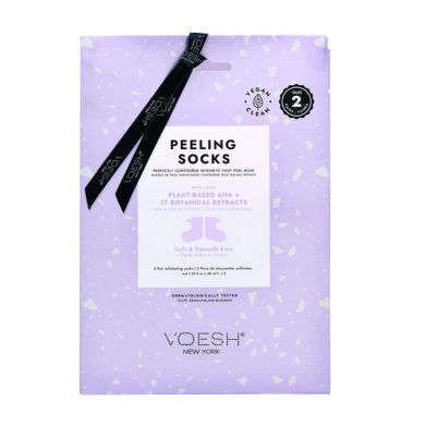 VOESH NEW YORK PEELING SOCKS WITH PLANT BASED AHA + 17 BOTINICAL EXTRACTS 40 ML VOESH NEW YORK PEELING SOCKS WITH PLANT BASED AHA + 17 BOTINICAL EXTRACTS 40 ML