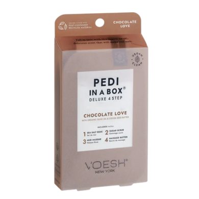 VOESH NEW YORK PEDI IN A BOX DELUXE 4 STEP CHOCOLATE LOVE VOESH NEW YORK PEDI IN A BOX DELUXE 4 STEP CHOCOLATE LOVE