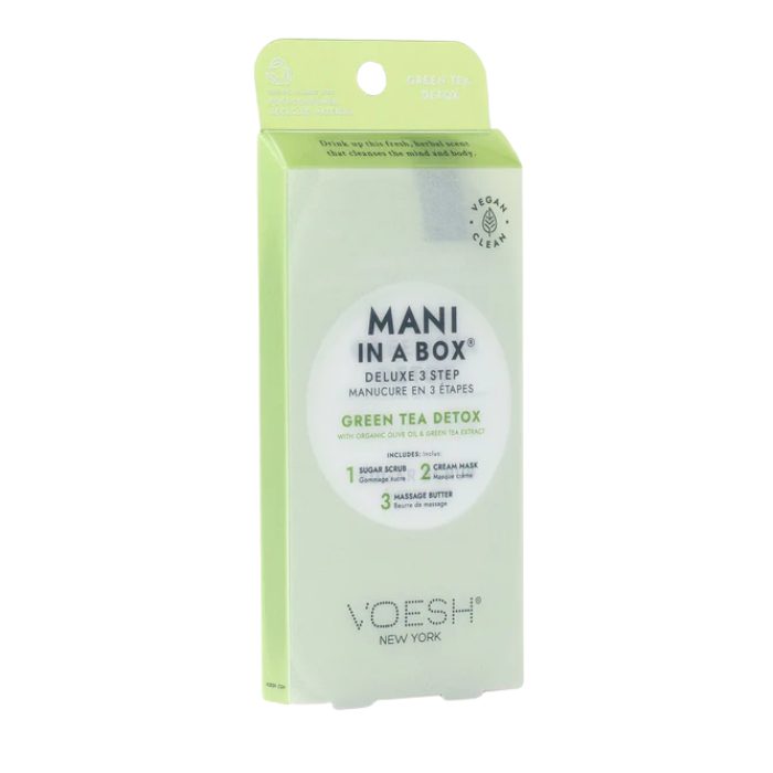 VOESH NEW YORK MANI IN A BOX DELUXE 3 STEP GREEN TEA DETOX VOESH NEW YORK MANI IN A BOX DELUXE 3 STEP GREEN TEA DETOX