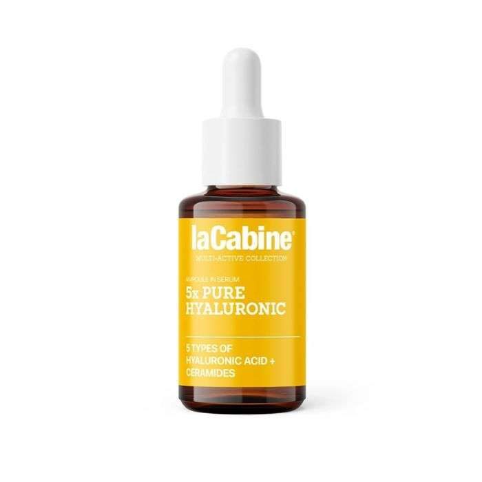 LA CABINE 5X PURE HYALURONIC AMPOULE EN SERUM 30 ML LA CABINE 5X PURE HYALURONIC AMPOULE EN SERUM 30 ML