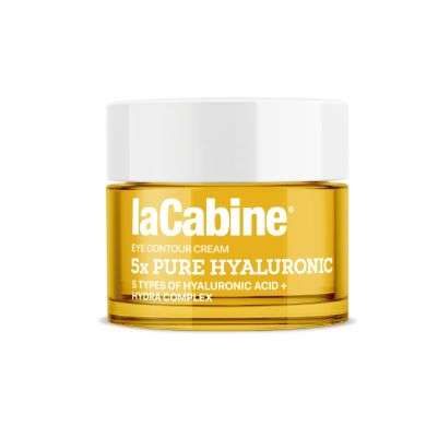 LA CABINE 5X PURE HYALURONIC CREME CONTOUR YEUX 15 ML LA CABINE 5X PURE HYALURONIC CREME CONTOUR YEUX 15 ML